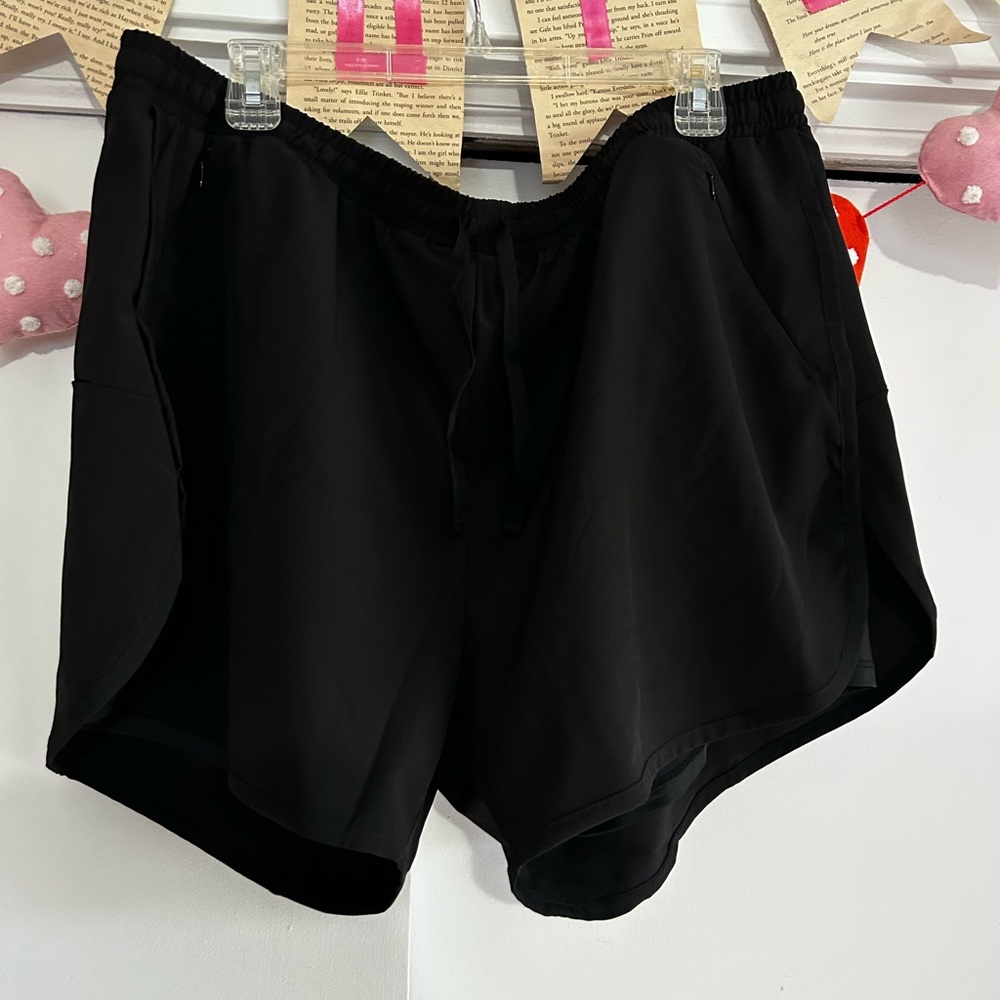 Women's Black Athletic Shorts